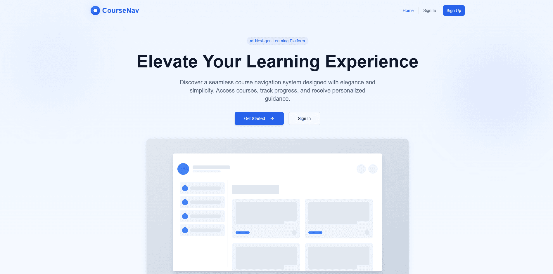 Educational platform with LLM AI Chatbot